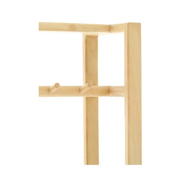 Zestaw do przedpokoju z litego drewna mango w naturalnym kolorze 85x180x30 cm Gaios – Light & Living-image-4