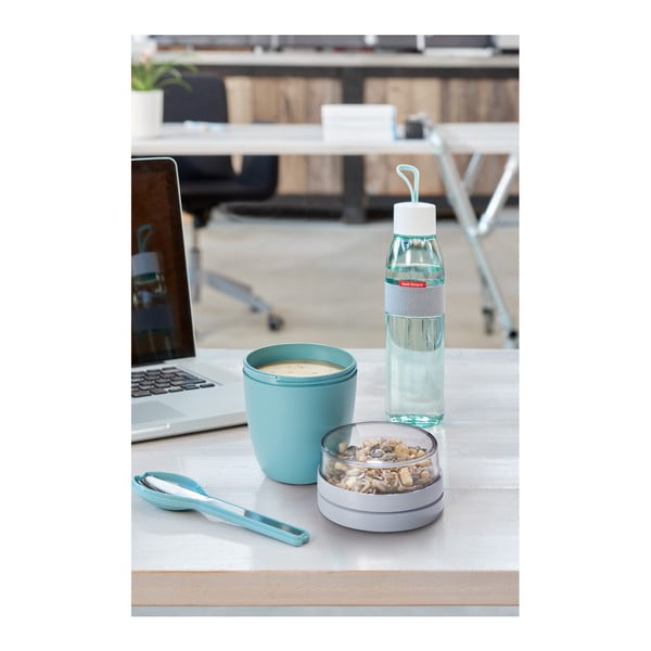 Turkusowy pojemnik śniadaniowy na jogurt Mepal Ellipse-image-3