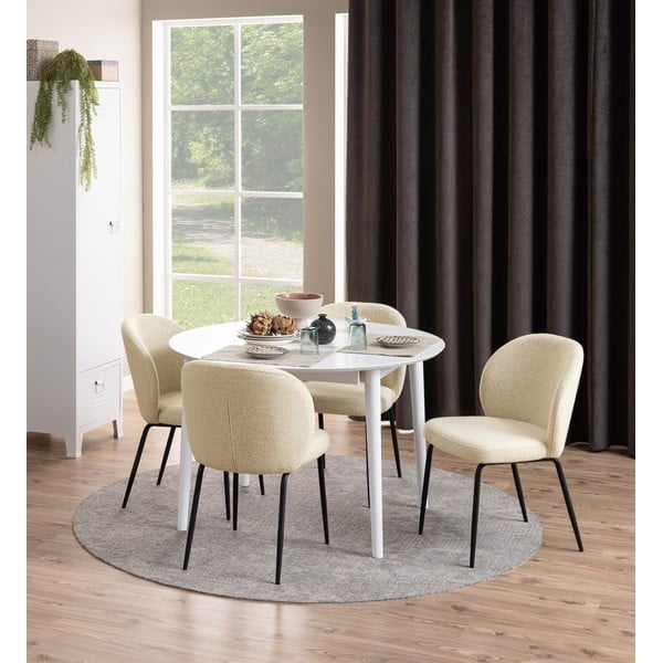 Beżowe krzesła zestaw 2 szt. Patricia – Actona-image-1