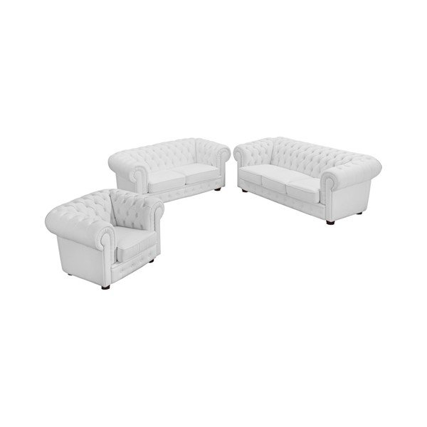 Biała sofa z imitacji skóry Max Winzer Bridgeport, 172 cm-image-1