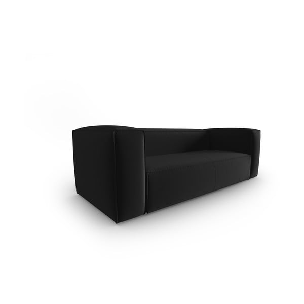 Czarna aksamitna sofa 200 cm Mackay – Cosmopolitan Design-image-2