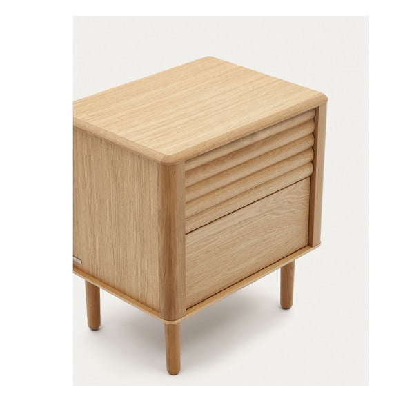 Szafka nocna w dekorze dębu Lenon – Kave Home-image-4