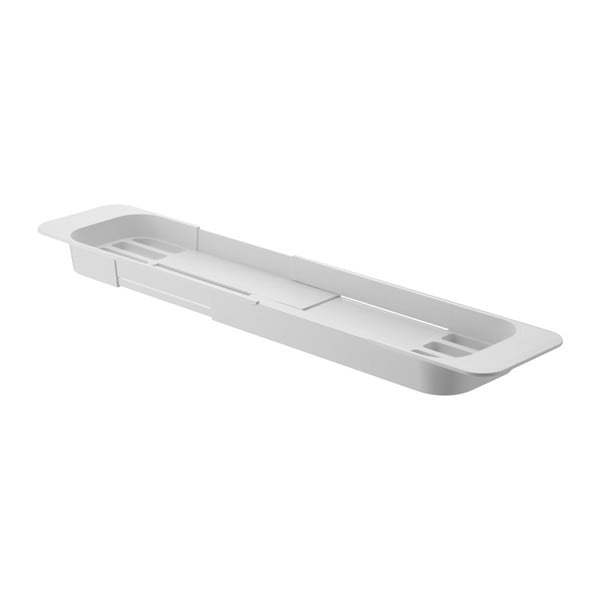 Biała regulowana półka na wannę YAMAZAKI Tower-image-4