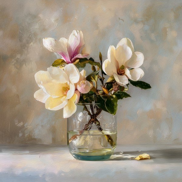 Obraz drukowany na płótnie 32x32 cm Magnolias – Styler