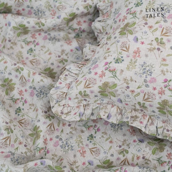 Lniana poszewka na poduszkę 40x40 cm Botany 2 – Linen Tales-image-1