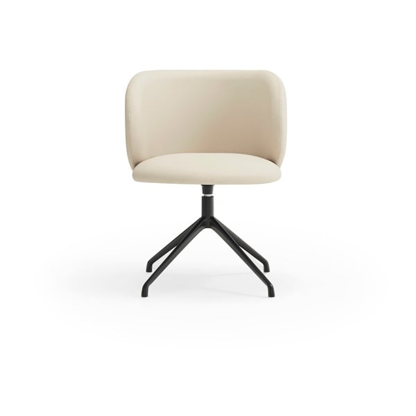 Beżowy tapicerowany fotel jadalniany Mogi – Teulat-image-1