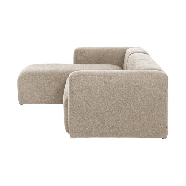 Beżowy narożnik (lewostronny) Blok – Kave Home-image-2