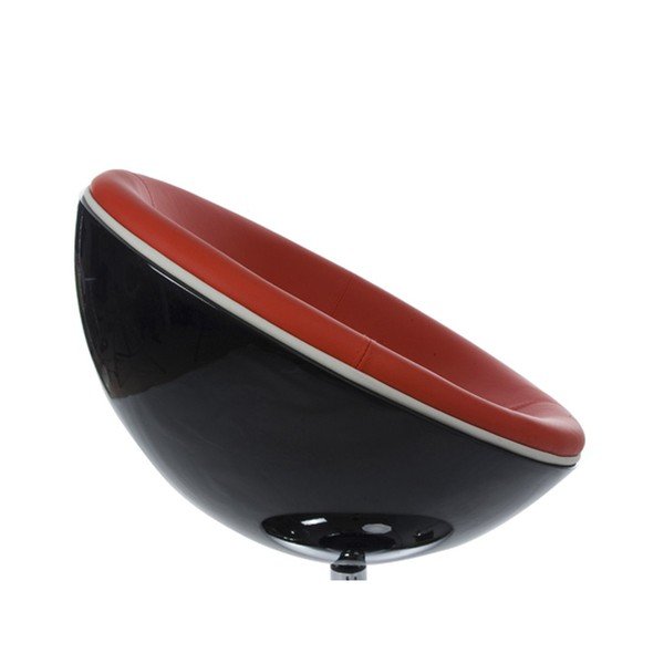 Czerwony fotel obrotowy Kokoon Sphere-image-4