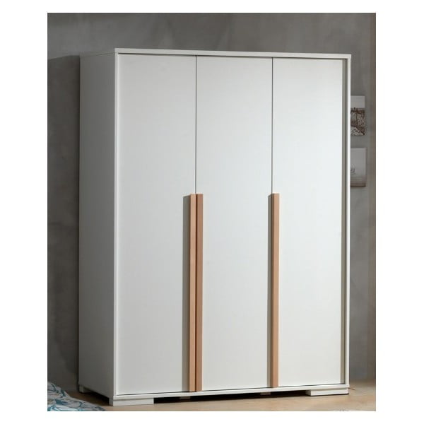 Biała szafa dziecięca 146x195 cm London – Vipack-image-1