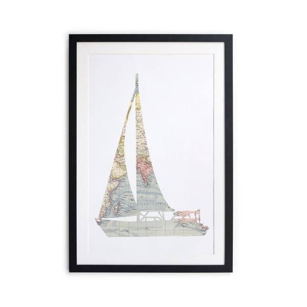 Obraz w ramie Little Nice Things Sail, 60x40 cm