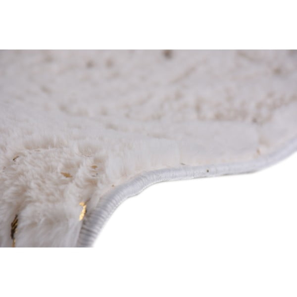 Bawełniane dywaniki na schody w kremowo-złotym kolorze zestaw 16 szt. 25x65 cm Simli Altin – Vitaus-image-3