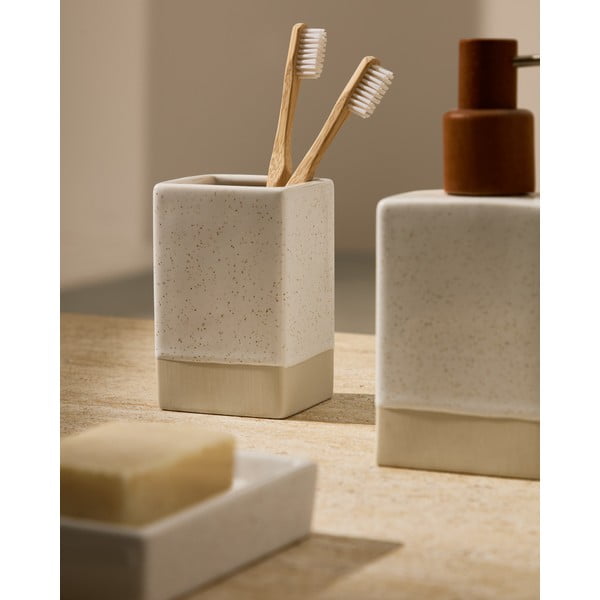 Kremowa ceramiczna mydelniczka Careli – Kave Home-image-4