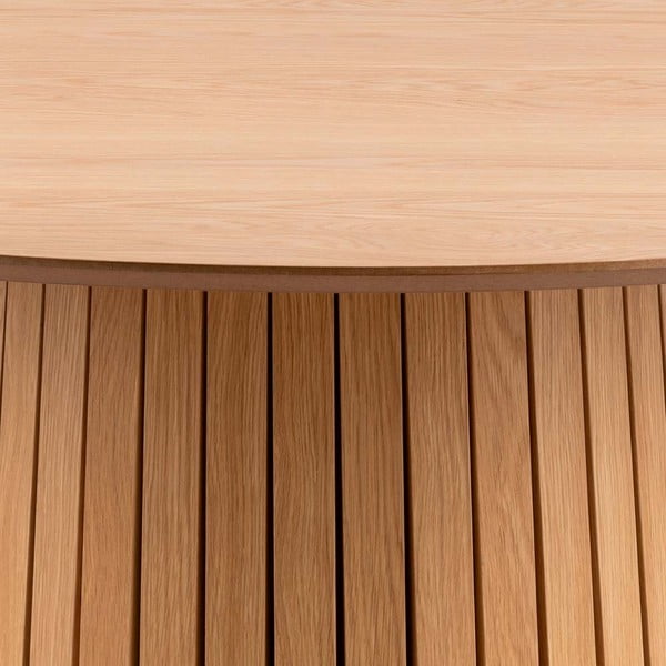 Stół do jadalni z fornirem dębowym Actona Christo, ø 75 cm-image-3