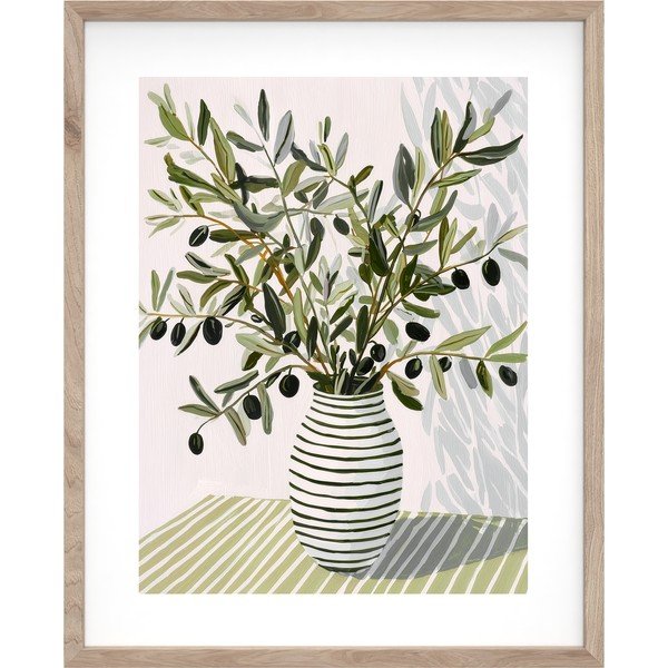 Obraz drukowany z ramą w zestawie 40x50 cm Olive Bunch II – Styler