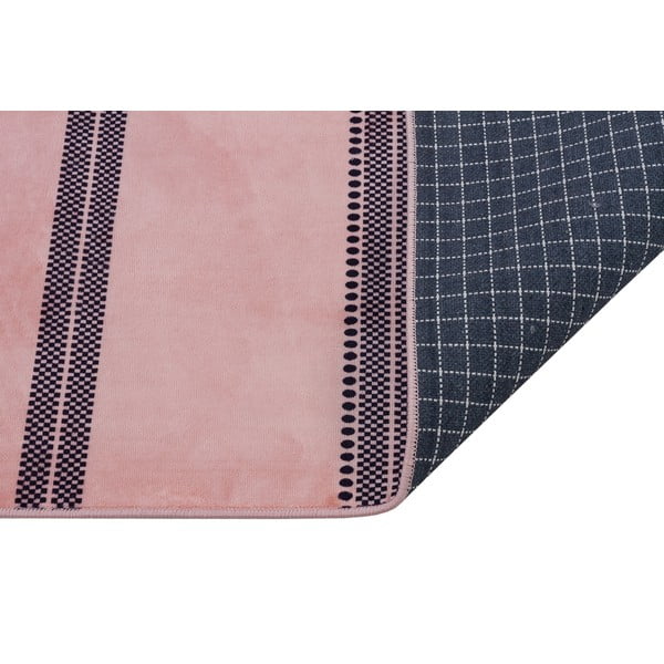 Różowy chodnik odpowiedni do prania 200x80 cm − Vitaus-image-2