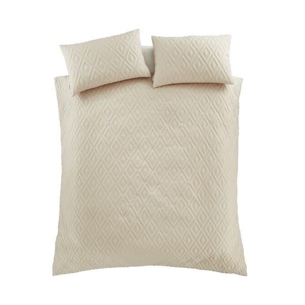 Beżowa pościel dwuosobowa 230x220 cm Jacob Geo – Catherine Lansfield