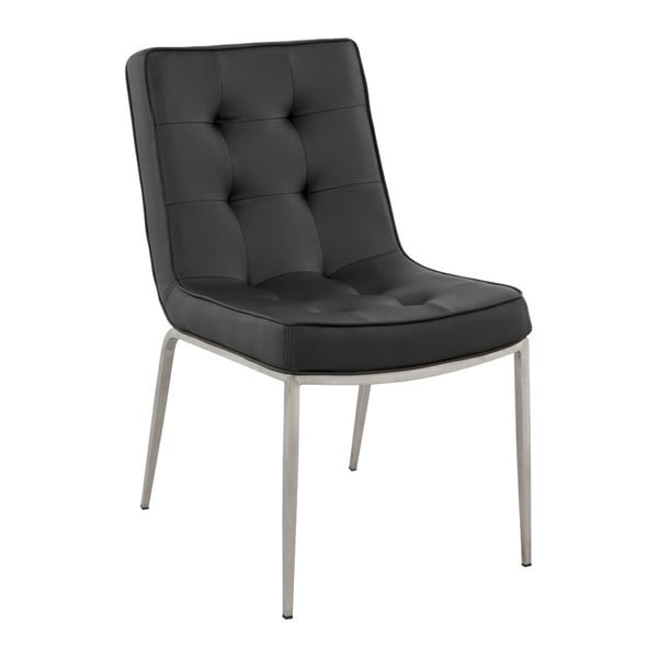 Czarne krzesło do jadalni Kokoon Design Madrid