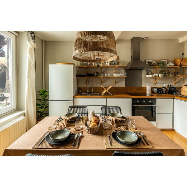 Rattanowa mata stołowa 40x30 cm – Tiseco Home Studio-image-3