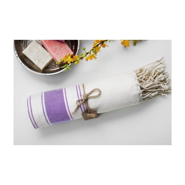 Ręcznik hamam Bambu Loincloth Lilac, 100x180 cm