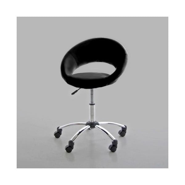 Czarne krzesło biurowe Actona Plump