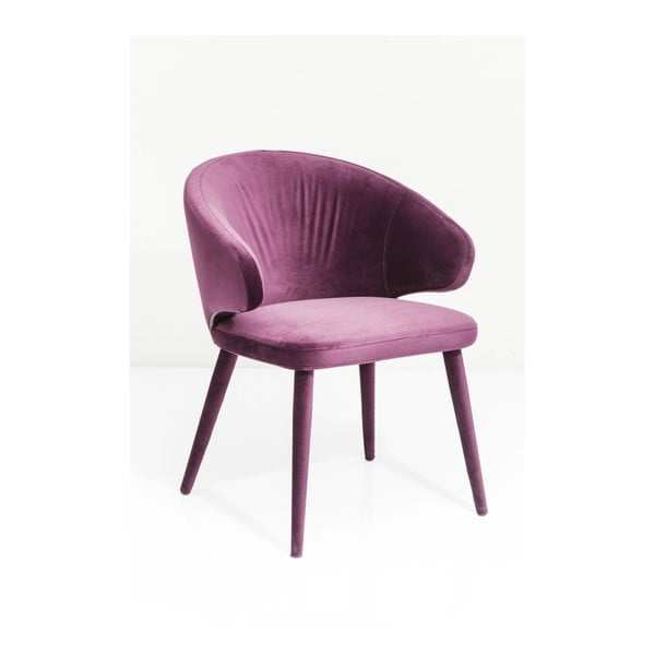 Fioletowe krzesło Kare Design Purple Rain