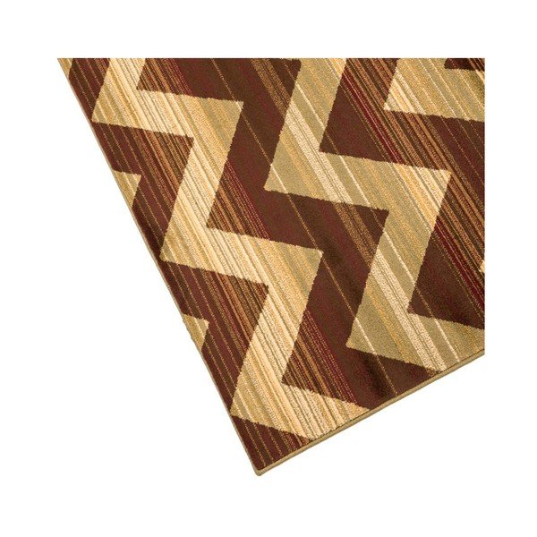 Brązowy wytrzymały dywan Floorita Inspiration Zig Zag Duro, 165x235 cm-image-2