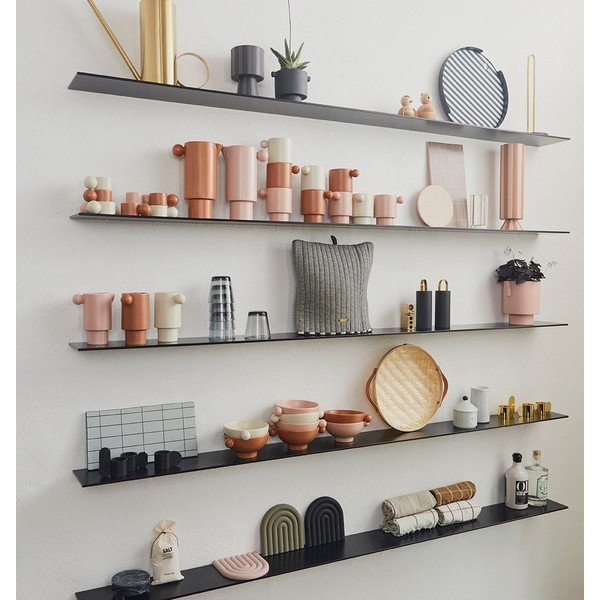 Jasnoróżowa porcelanowa miska do serwowania Inka – OYOY Living Design-image-2