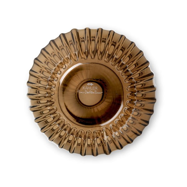 Brązowy szklany wazon Kähler Design Hammershøi, wys. 14 cm-image-3