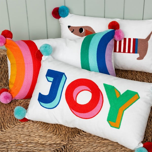 Poduszka dziecięca z mieszanki bawełny 50x33 cm Joy – Rex London-image-1