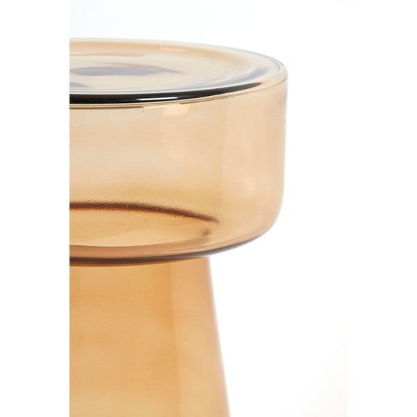 Szklany okrągły stolik ø 30 cm Dakwa – Light & Living-image-4