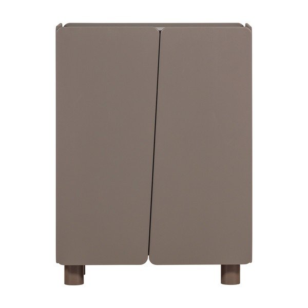 Brązowa szafka z litego drewna sosnowego 100x135x45 cm Root – WOOOD-image-2