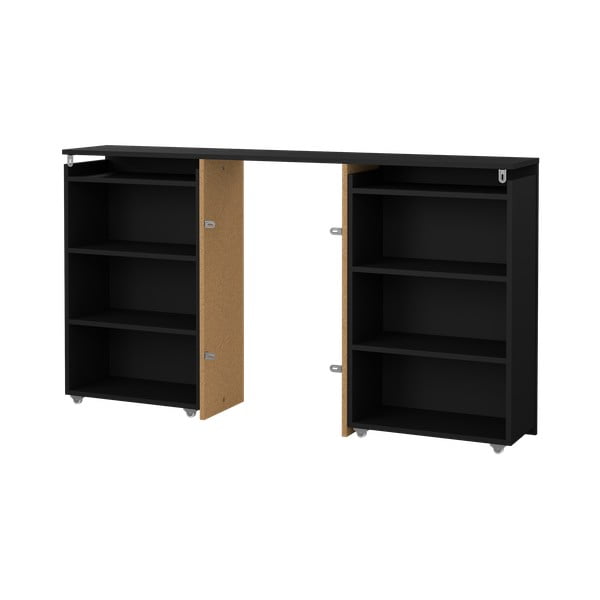 Czarny zagłówek 145x80 cm Naia – Tvilum-image-4