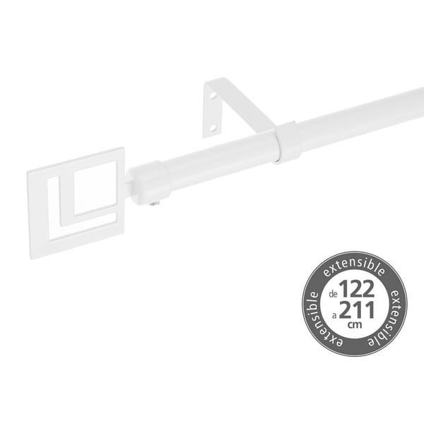 Metalowy regulowany karnisz 122 - 211 cm – Casa Selección-image-1