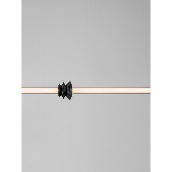 Lampa wisząca LED ceramiczna ze ściemniaczem w kolorze matowej czerni z kloszem ze szkła akrylowego Stalactite – Nova Luce-image-4