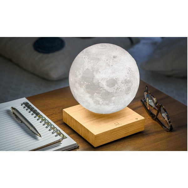 Lampa stołowa LED w naturalnym kolorze (wysokość 14 cm) Moon – Gingko-image-4