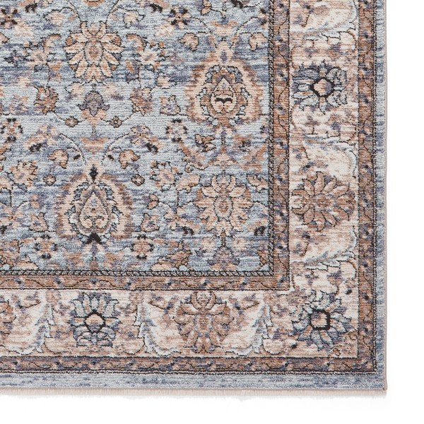 Niebiesko-kremowy chodnik 80x300 cm Vintage – Think Rugs-image-4