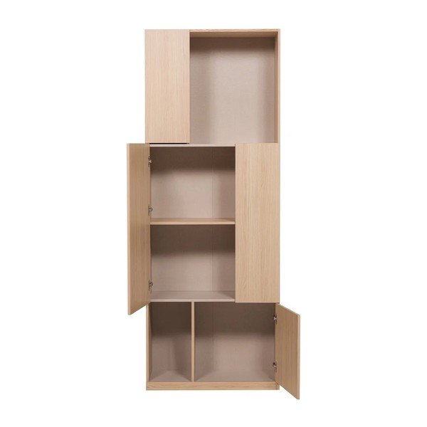 Szafka modułowa w naturalnym kolorze 80x215 cm Build – WOOOD-image-3