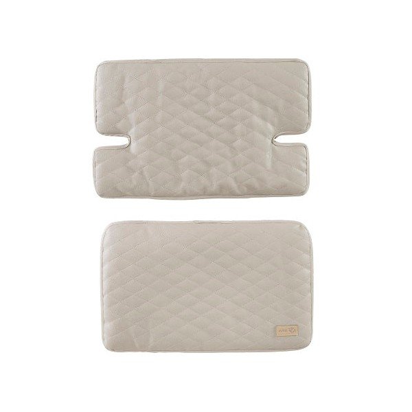 Beżowa wkładka do krzesełka do karmienia Greyish gesteppt – Roba