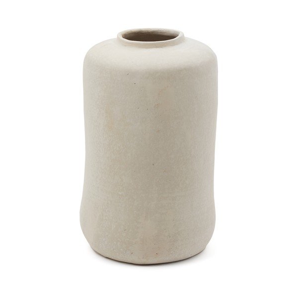 Kremowy wysoki wazon z papier mâché (wysokość 55 cm) Serina – Kave Home