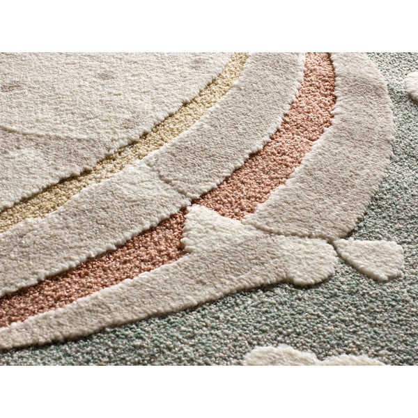 Zielono-beżowy dywan dziecięcy 120x170 cm Clown – Universal-image-2