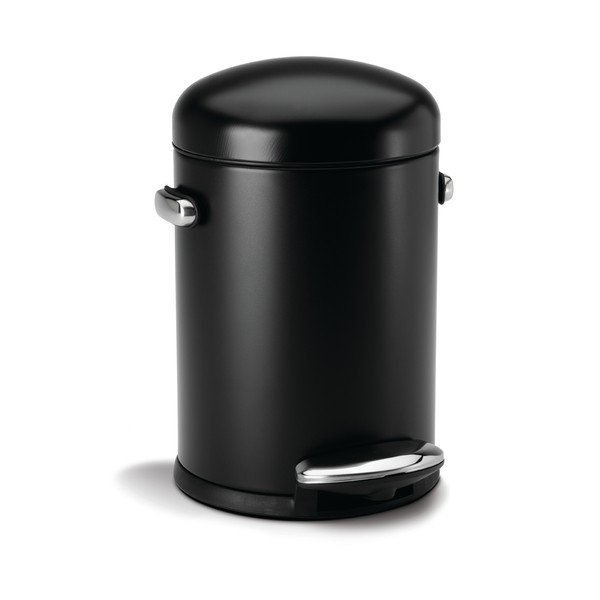 Kosz z pedałem simplehuman Retro 4.5 l, czarny