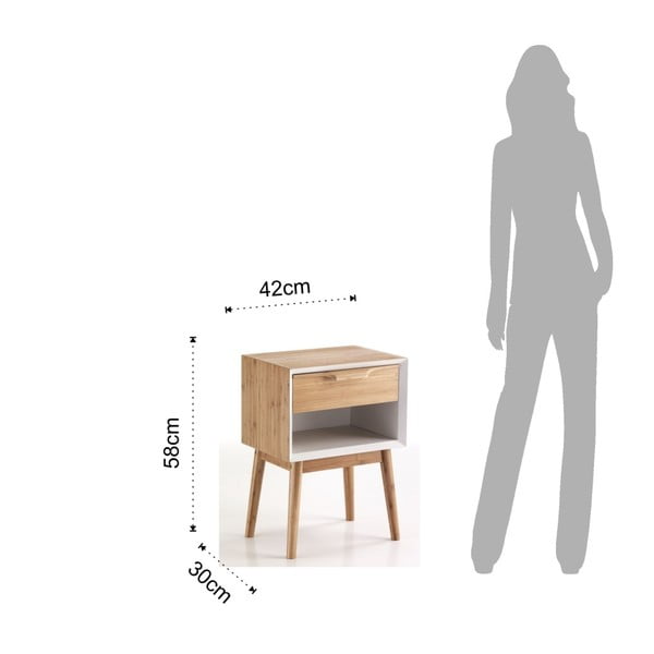 Bambusowa szafka nocna Tomasucci Hijo-image-2