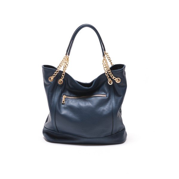 Skórzana torebka Tote 2089 Blu-image-2