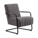 Ciemnoszary fotel Trout – Unique Furniture