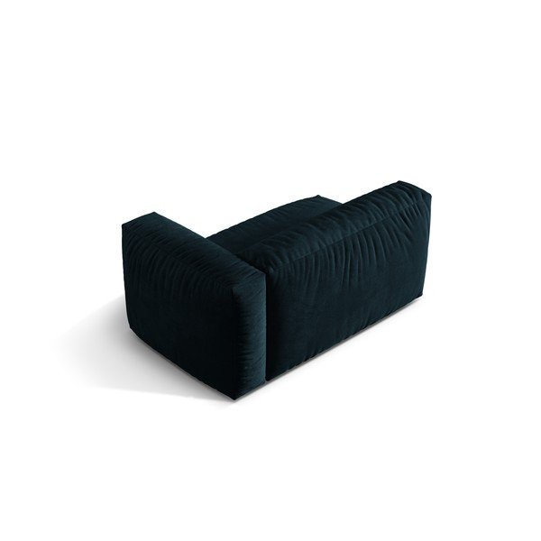 Ciemnoniebieski aksamitny moduł sofy (prawostronny) Martina – Micadoni -image-2