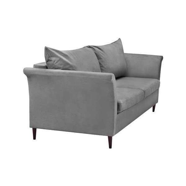 Jasnoszara rozkładana sofa ze schowkiem Mazzini Sofas Pivoine-image-3