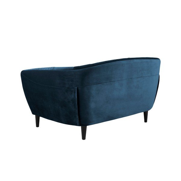 Ciemnoniebieska aksamitna sofa Actona Ria, 150 cm-image-3