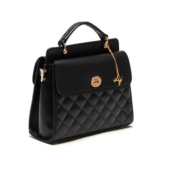 Skórzana torebka Luisa Vanini 2069 Nero-image-1