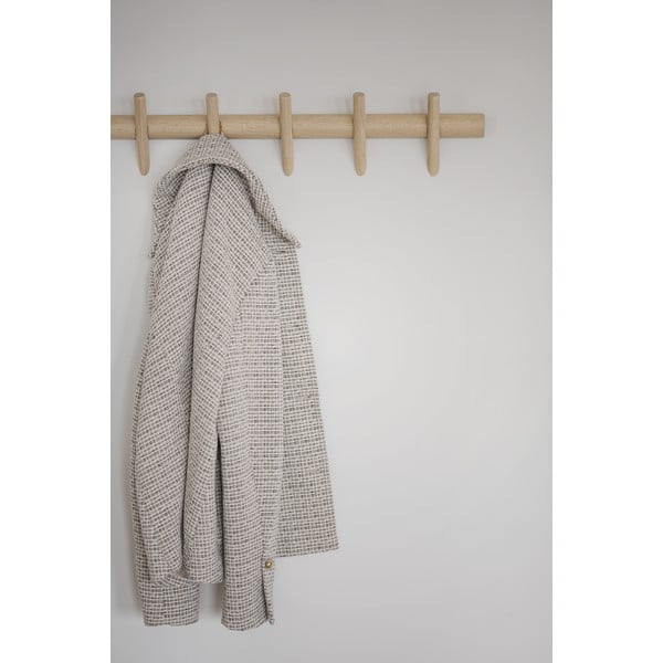 Naturalny wieszak ścienny z litego drewna dębowego Hillmond – Rowico-image-4