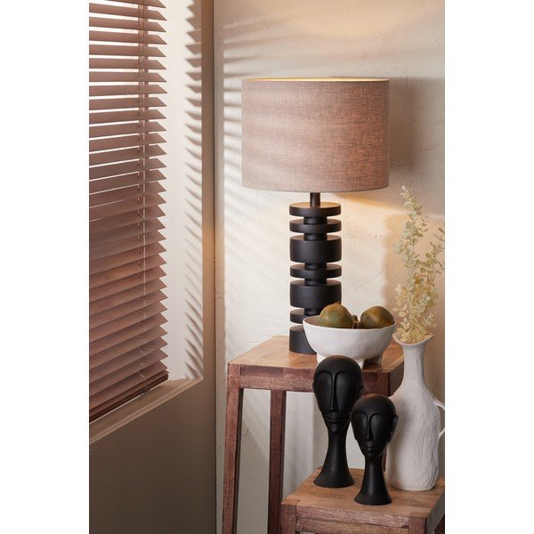 Podstawa lampy stołowej w kolorze matowej czerni 40 cm Desley – Light & Living-image-1
